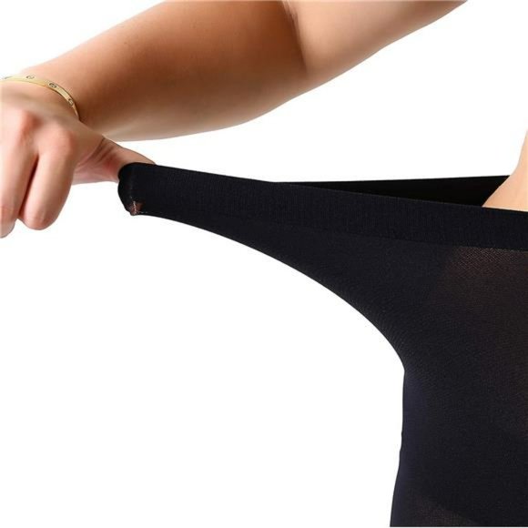 2 Pc Women's Plus Size Black Pantyhose Tights Sexy Stockings Lingerie - Picture 3 of 5